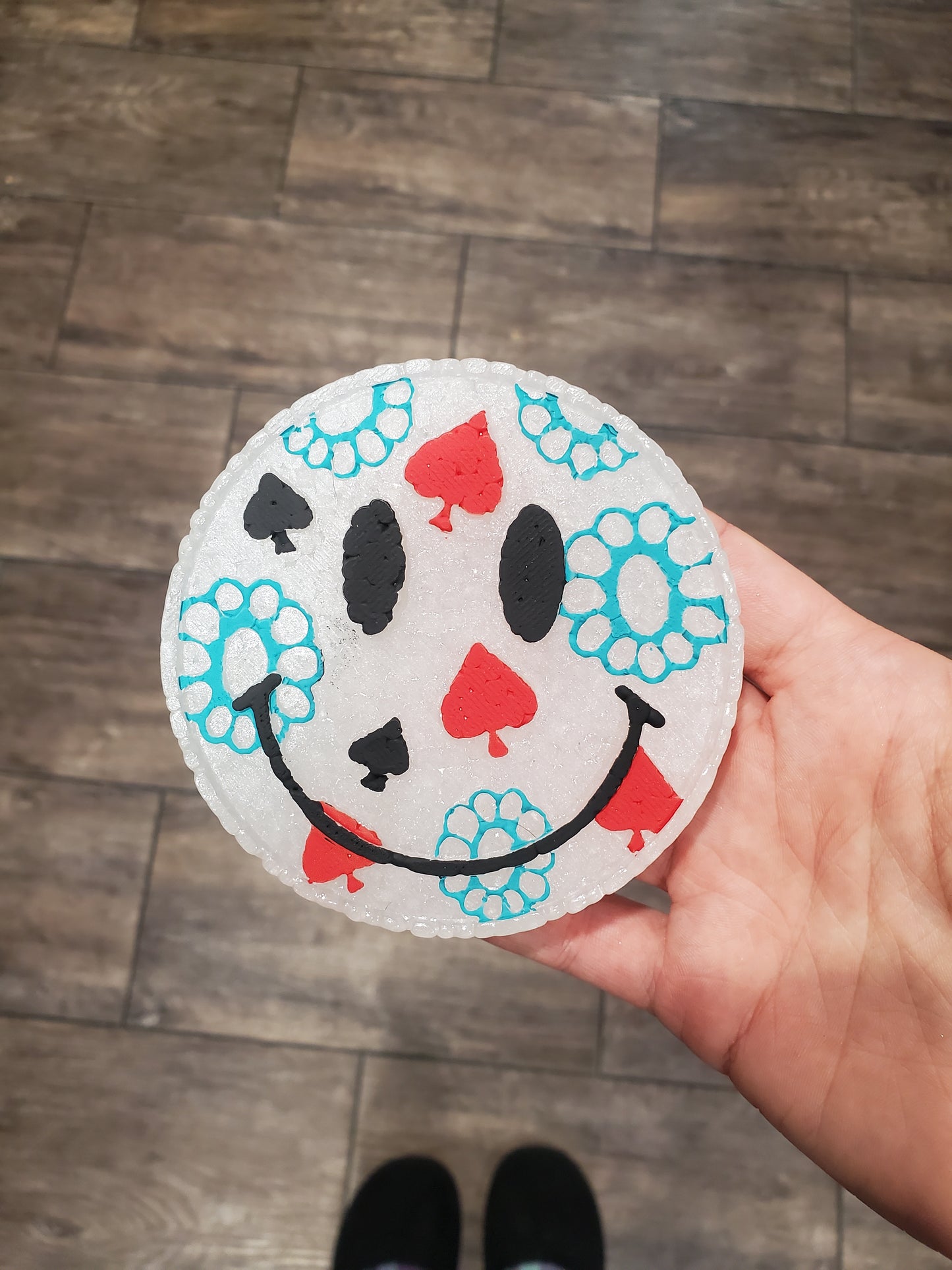 Spade smiley face